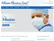 Tablet Screenshot of pelicanpharmacare.com